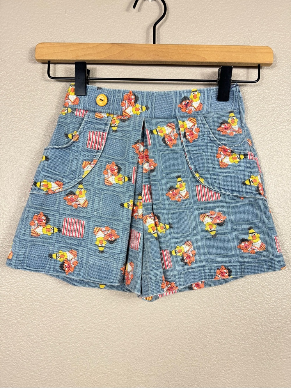 Vintage Sesame Street JcPenney Bert Ernie shorts skort girls 6